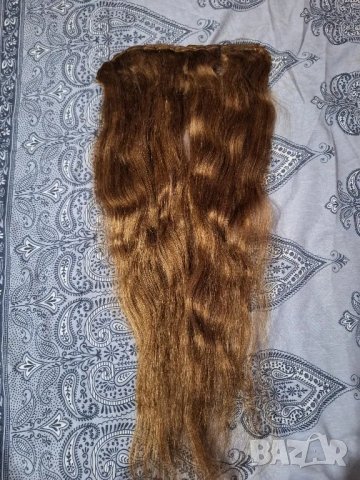 Естествена Руска коса 61см. 100гр., снимка 9 - Аксесоари за коса - 47542293