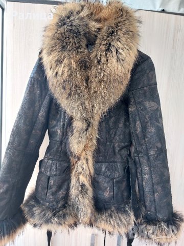 Палто естествен косъм , снимка 4 - Палта, манта - 39160866