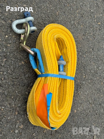 Колан за теглене 3 тона / 6 метра с шегели