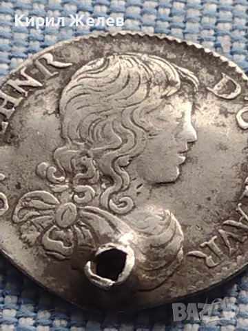 Сребърна монета 1/12 Екю 1660г. Уйлям Хайнрих Оранж 13795, снимка 5 - Нумизматика и бонистика - 42969722