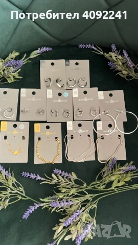 Дамски сребърни бижута, снимка 4 - Други - 52539176