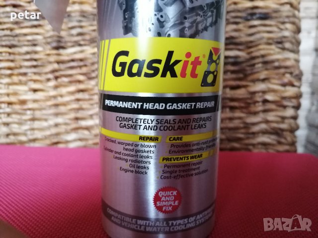 Добавка Gask It за „Издухала гарнитура“ GASKIT, спукана глава и цилиндров блок, снимка 3 - Аксесоари и консумативи - 28843147