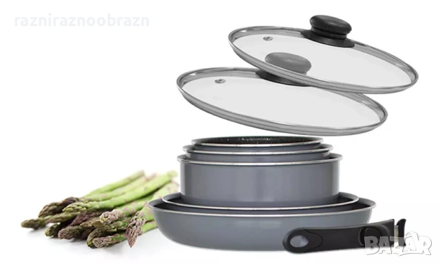 Комплект за готвене Pradel Premium, от 8 части , снимка 2 - Съдове за готвене - 53087625