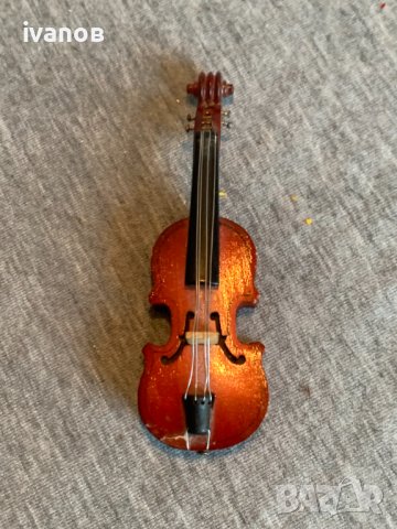  Мини модел на цигулка, снимка 1 - Колекции - 43919009
