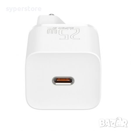 Зарядно за телефон, таблет и др. USB Type C изход 25W Baseus Super Si Quick Без кабел, снимка 2 - Друга електроника - 38005397