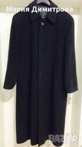 Скъпо дизайнерско мъжко палто 100% КАШМИР, снимка 3 - Палта - 39069218