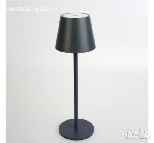 LED Настолна Лампа Антрацит Безжична Ip44 , снимка 3 - Настолни лампи - 43611955