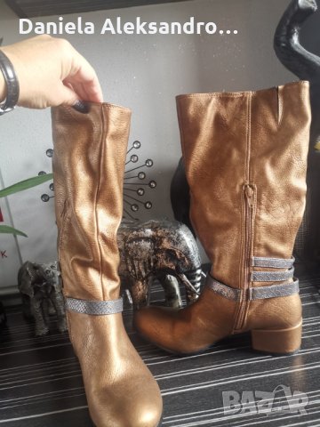 Испански нови ботуши 40 номер , снимка 4 - Дамски ботуши - 34664946