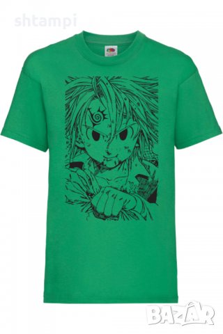 Детска тениска he Seven Deadly Sins Meliodas,Анимация,игра,Празник,Повод.