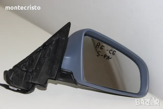 Дясно огледало Audi A6 C6 (2004-2008г.) 5 пина електрическо, снимка 2 - Части - 48318337