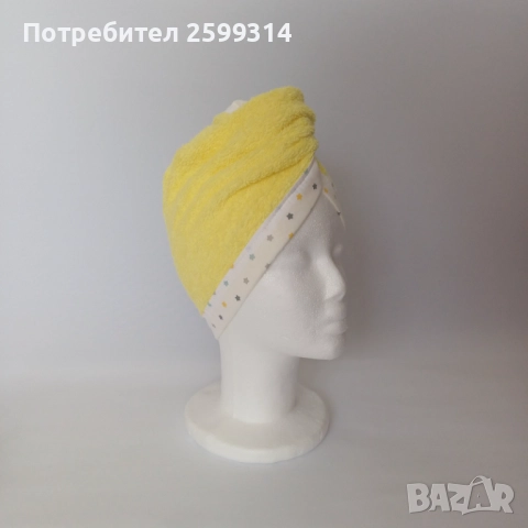 Памучна кърпа/тюрбан за коса, снимка 2 - Аксесоари за коса - 52595397