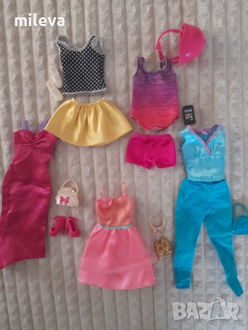 Дрешки комплекти за барби , снимка 9 - Кукли - 50904429