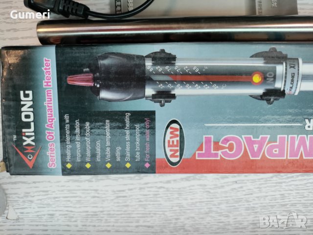 Нагревател за аквариуми 300W, снимка 4 - Оборудване за аквариуми - 33050273