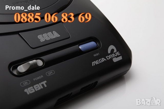 Телевизионна игра Sega Mega Drive 2, 16 битова, игрова конзола, снимка 3 - Други игри и конзоли - 38672676