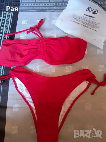 Бански в червено, снимка 5 - Бански костюми - 50658332