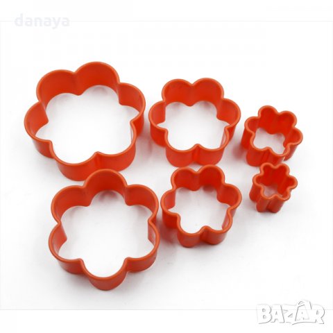 2635 Формички за сладки Сърце Цвете Кръг Квадрат, снимка 9 - Форми - 35257147