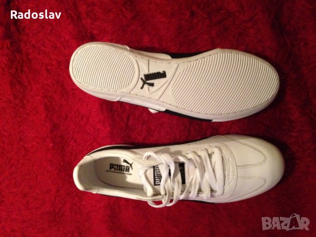 PUMA Ring White-black размер 38 1/2 Дамски/Юноша, снимка 4 - Маратонки - 6704128