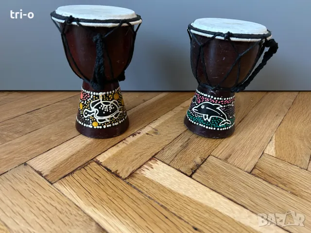 Дървени декоративни тарамбуки - 3 броя, снимка 4 - Декорация за дома - 48972508