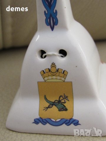  Порцеланова камбанка-8.5 см-сувенир от Улан Уде-Русия, снимка 5 - Колекции - 32321171