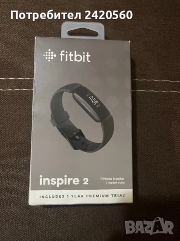 Фитнес гривна Fitbit Inspire 2, Black