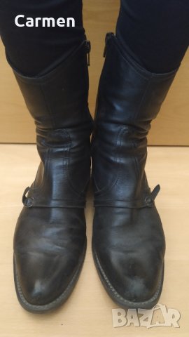 Дамски боти от естествена кожа