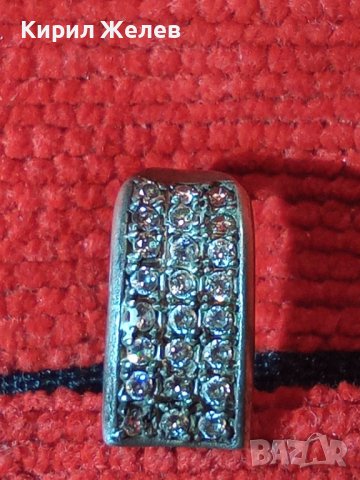 ПРЕКРАСНА СКЪПОЦЕННА СРЕБЪРНА ОБЕЦА СРЕБРО 925 АНГЛИЯ с БЛЕСТЯЩИ ЮВЕЛИРНО ФАСЕТИРАНИ ЦИРКОНИ 38823, снимка 3 - Обеци - 42466507