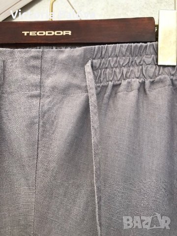 Хубав ленен панталон,интересен модел, снимка 8 - Панталони - 28821715