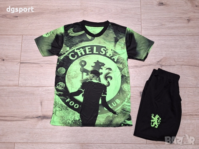 Детски флуоресцентен футболен екип на ЧЕЛСИ#Коул Палмър#!, снимка 2 - Футбол - 52066176
