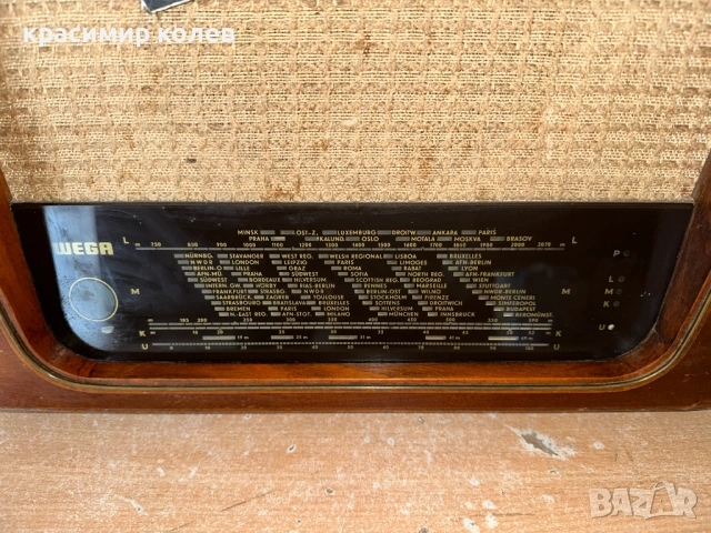 лампов радиопремник "WEGA LUX-365W", снимка 6 - Антикварни и старинни предмети - 53275211