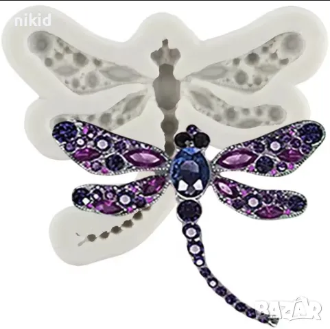 Красиво Водно конче камъни силиконов молд форма фондан шоколад гипс декор украса 