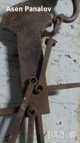 Продавам стар кантар до 75кг, снимка 4 - Антикварни и старинни предмети - 42862631