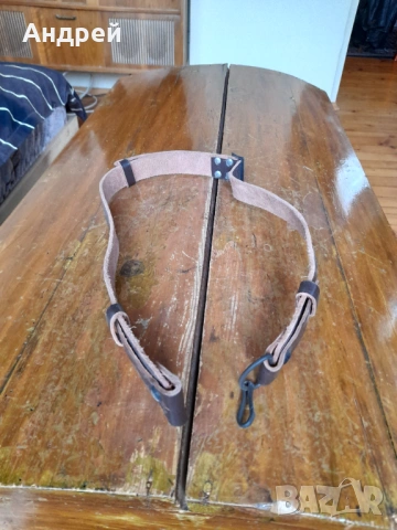 Стара кожена ремъчка,ремък за пушка #15