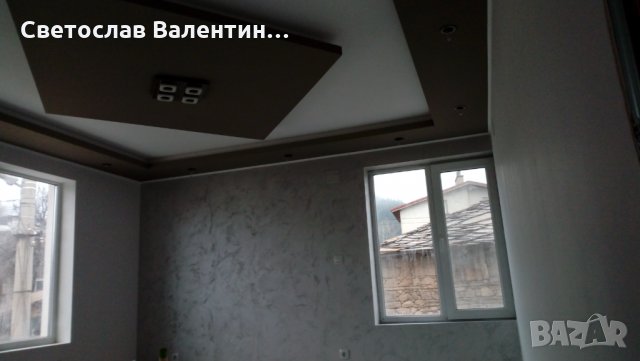 Тавани и стени от гипсокартон.Шпакловки и декоративни мазилки., снимка 14 - Ремонти на апартаменти - 28392777