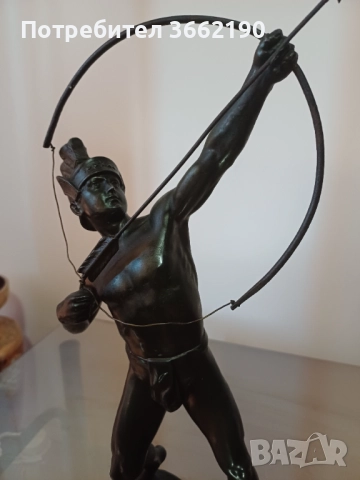 Бронзов войн, снимка 2 - Статуетки - 52515445