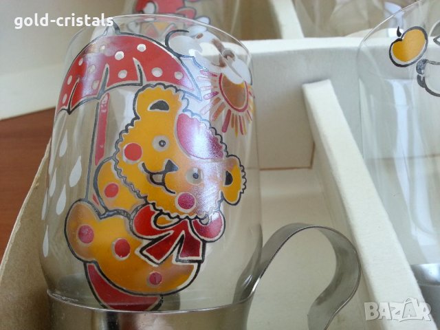 Руски чаши за чай  стакани подстакани, снимка 7 - Антикварни и старинни предмети - 33127012