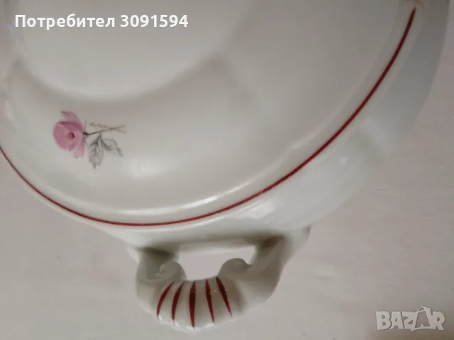 Супник ретро винтидж български порцелан Изида, снимка 9 - Други ценни предмети - 49708445