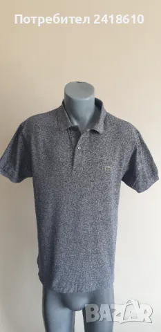 Lacoste Classic Fit Pique Cotton Mens Size 4 - M ОРИГИНАЛ! Мъжка Тениска!, снимка 8 - Тениски - 49924625