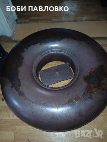 Кръгла газова бутилка за мястото на резервната гума с клапан и нивомер, снимка 3 - Аксесоари и консумативи - 51984955