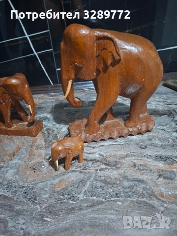 слонове.от дърворезби, снимка 7 - Статуетки - 53337537