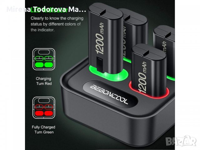 Зарядно устройство за Xbox One Controller Battery, снимка 4 - Аксесоари - 36594628