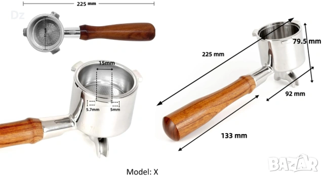 Ръкохватка портафилтър за Delonghi, снимка 8 - Кафемашини - 51005681