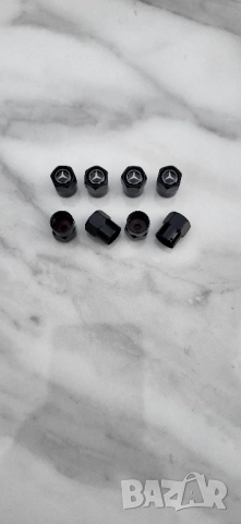 Капачки за вентили за Мерцедес / Mercedes капачки / Мерцедес капачки, снимка 2 - Аксесоари и консумативи - 52375162