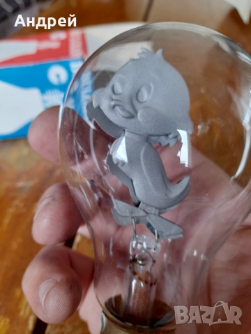 Стара електрическа крушка Светлина, снимка 4 - Други ценни предмети - 52945442