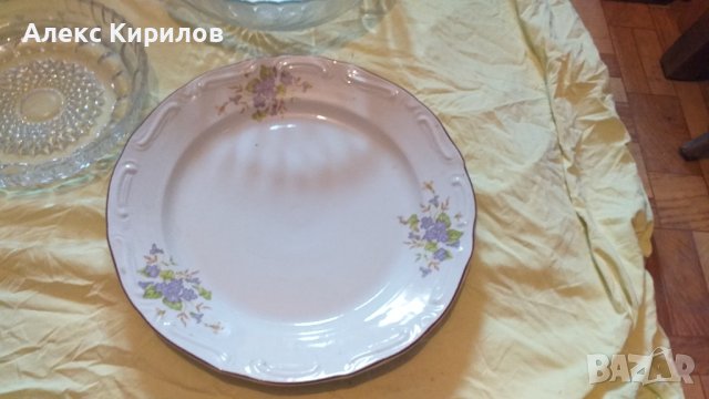 Стъклени съдове, снимка 5 - Чинии - 36860713