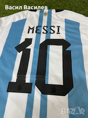 Фланелка на Аржентина с Меси, снимка 4 - Футбол - 39356618