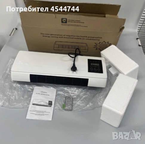 Модерна печка за стенен монтаж,за студено и топло,с двойно предназначение,LED дисплей, снимка 1