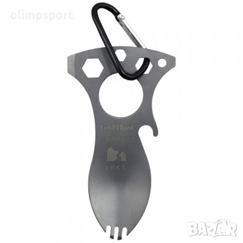 Многофункционален инструмент 7 в 1 за къмпинг и туризъм. 