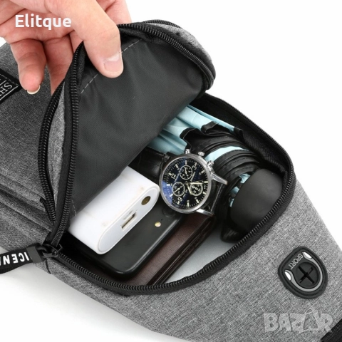 Мъжка спортна мултифункционална раница за спорт за едно рамо BAG109, снимка 4 - Раници - 52895492