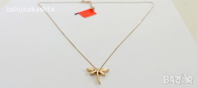 Нов Златен синджир със висулка-2.53гр/14кр