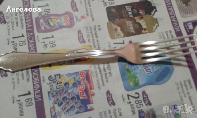 Сребърни лъжици, вилици, нож, снимка 7 - Други - 28048313